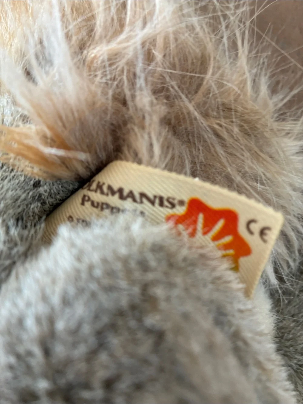 Folkmanis Gray Squirrel Puppet Plush Toy - Interactive Small Pet Toy